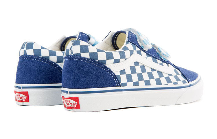 (GS) Vans Old Skool V 'True Navy Checkerboard' VN0A38HDVDX