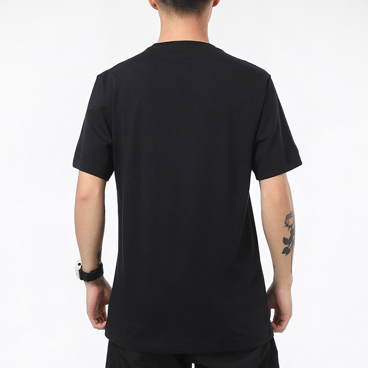 Men's Converse Chuck Pattern Round Neck Casual Sports Breathable Short Sleeve Black 10021506-A01