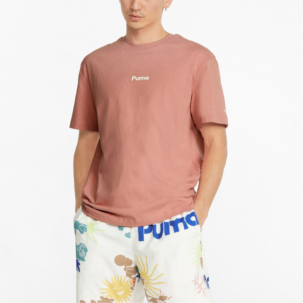 PUMA Adventure Planet Graphic Tee 'Pink' 533485-24