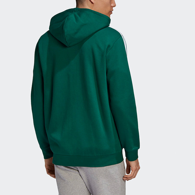 adidas originals Cardigan Fleece Lined hooded Casual Sports Jacket Green GD9946