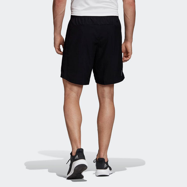 adidas Run It Short Quick Dry Running Sports Shorts Black FS9808