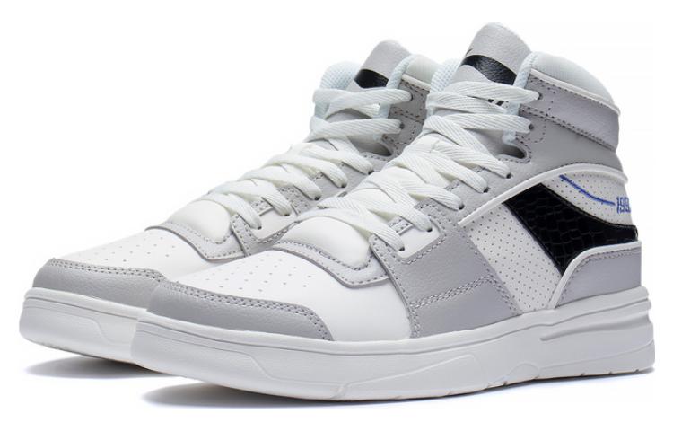 (WMNS) Li-Ning WeiWu High Top Shoes 'White Grey' ABCS098-1