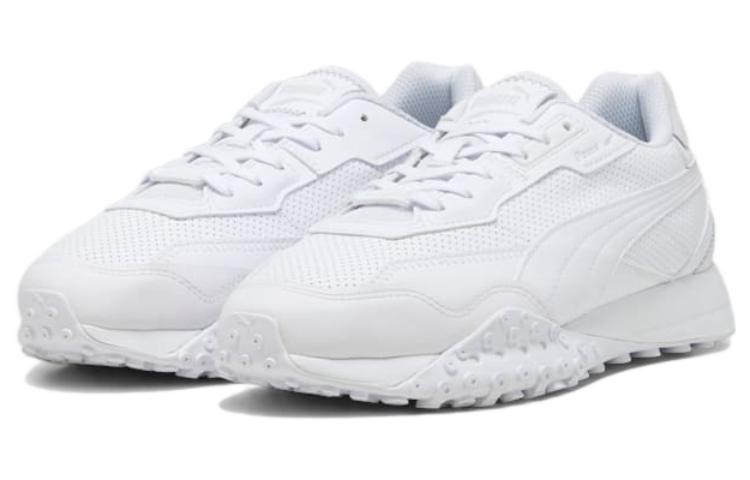 PUMA Blktop Rider Leather 'White Glacial Gray' 393823-01