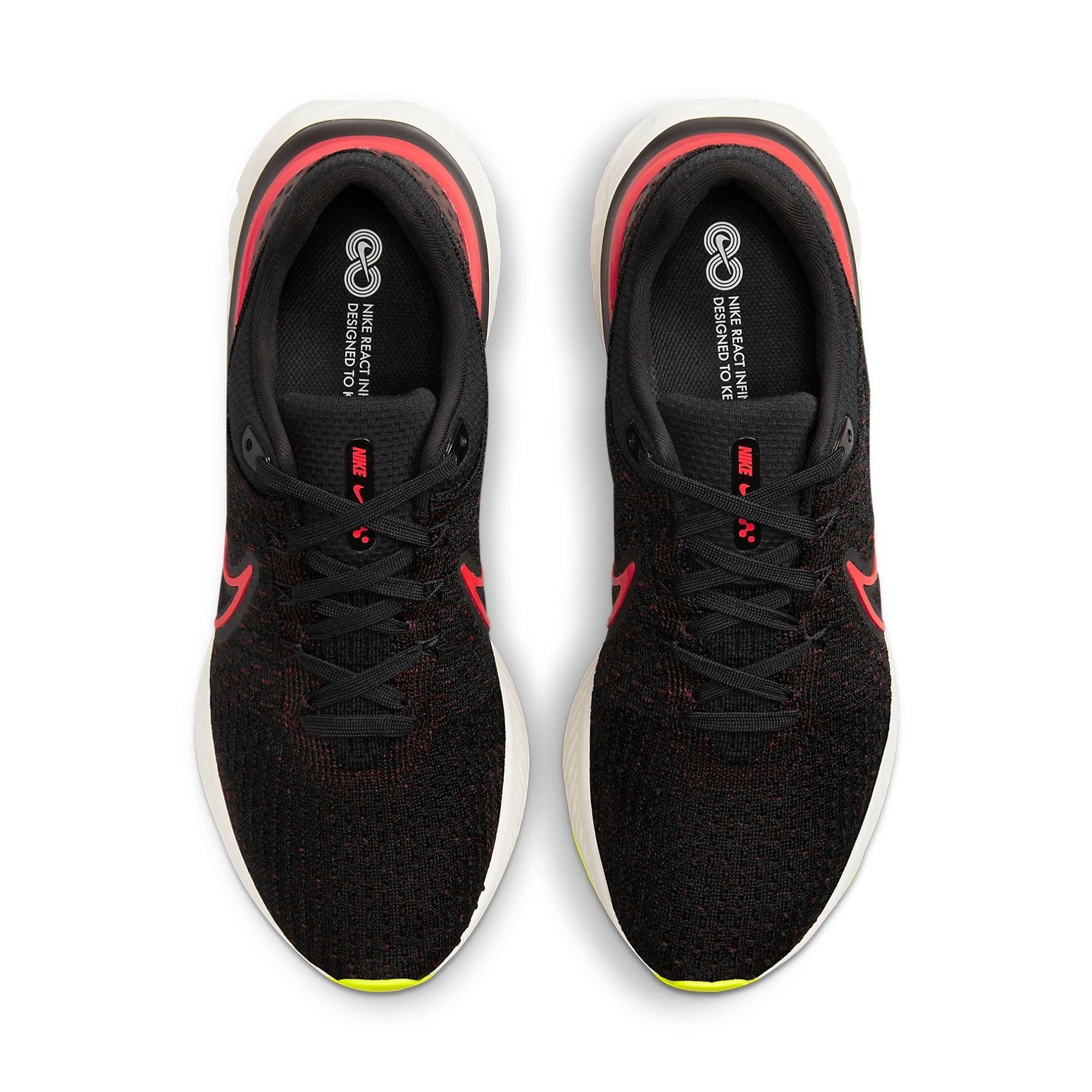 Nike React Infinity Run Flyknit 3 'Black Siren Red' DH5392-007
