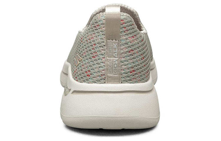 (WMNS) Skechers Go Walk Arch Fit 'Gray Red White' 124477-TPMT