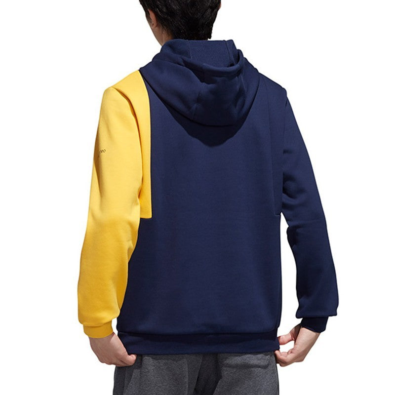 adidas neo Contrasting Colors Loose Sports Pullover Navy Blue EI4358