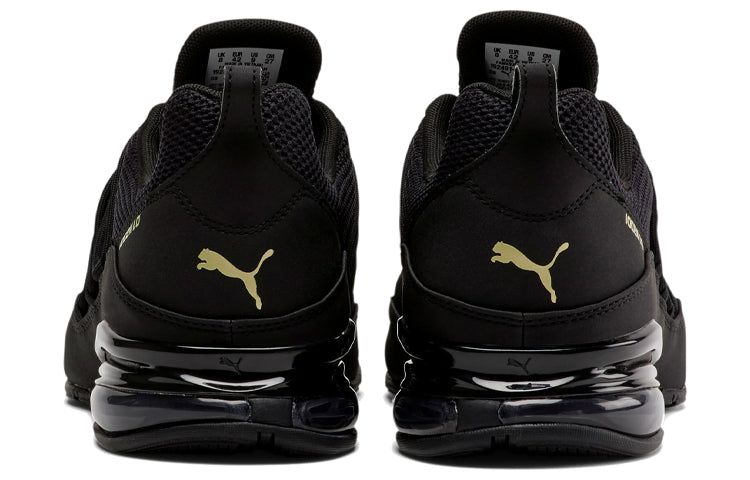 PUMA Cell Regulate Woven Black/Gold Running Shoes 192491-06