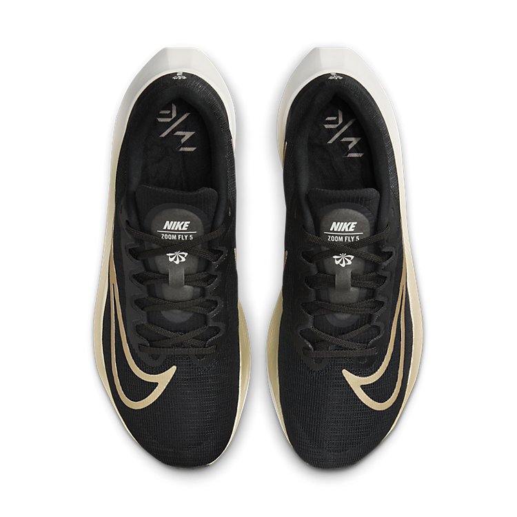 Nike Zoom Fly 5 'Black Metallic Gold Grain' DM8968-002