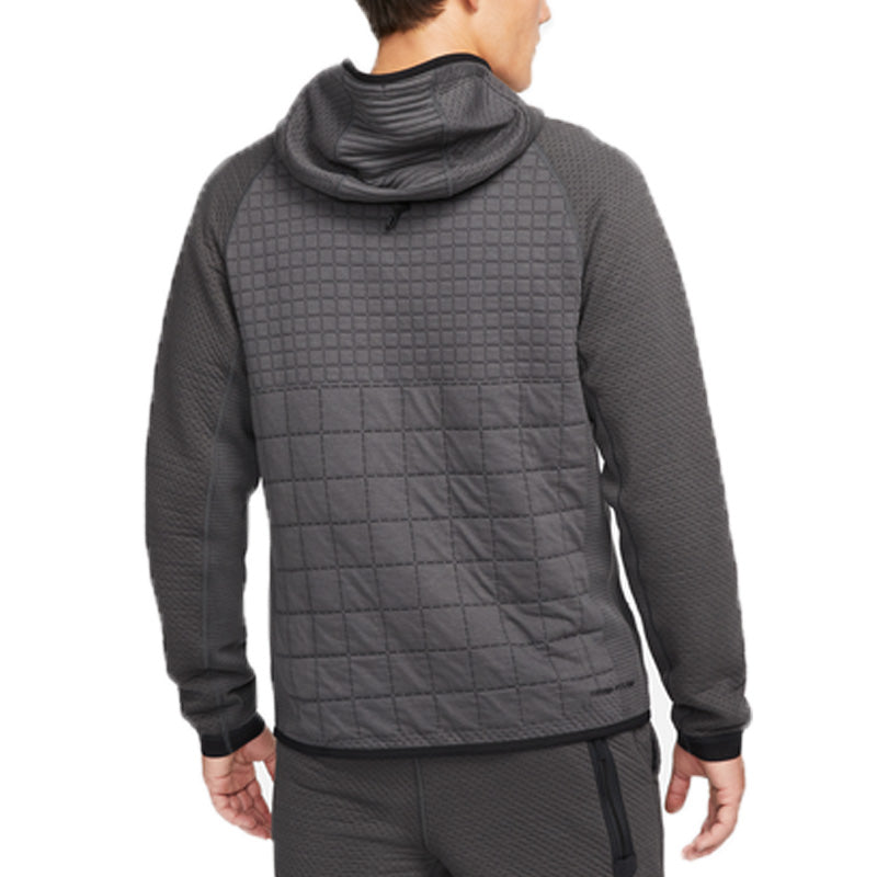 Men's Nike Therma-Fit Tech Pack Training Sports Stay Warm Hooded Jacket Gray DD6635-060