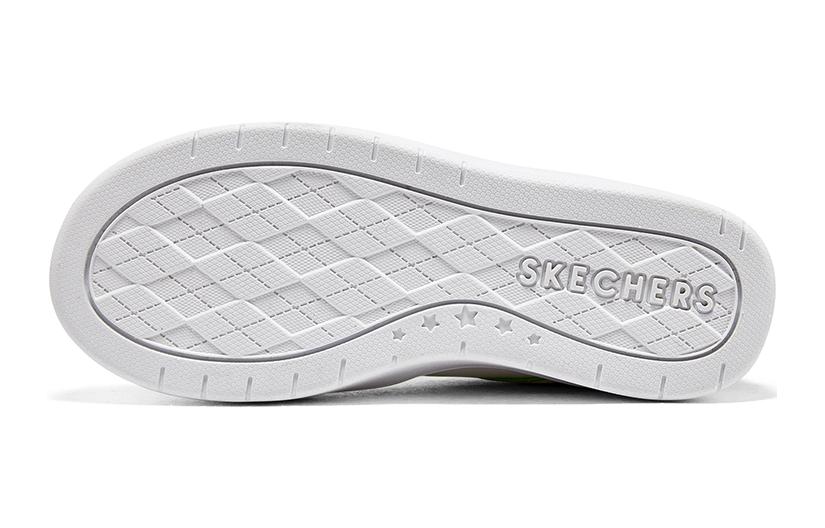 (GS) Skechers Court High 'White Beige Green' 310194L-WLM