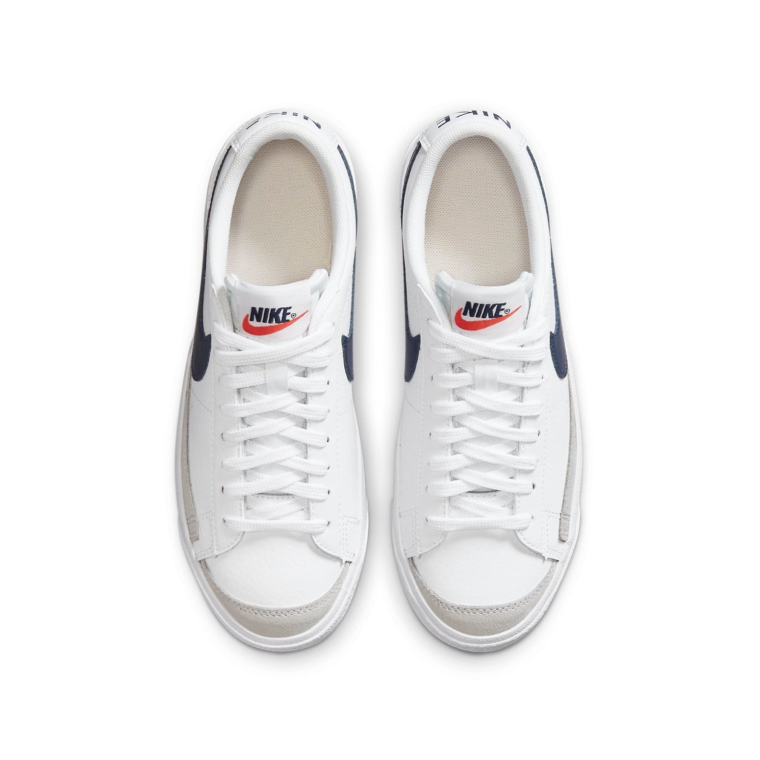 (GS) Nike Blazer Low '77 'White Midnight Navy' DA4074-100