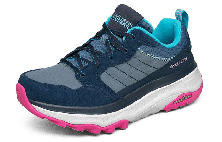 (WMNS) Skechers Max Cushioning Trail 'Grey Blue Pink' 128216-NVPK
