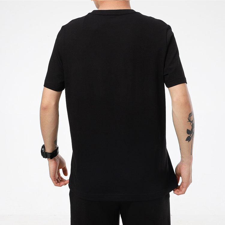 PUMA Unisex Logo Printing Round-Neck Black 847182-01