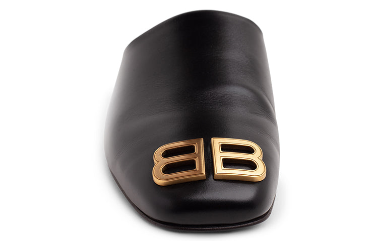 (WMNS) Balenciaga Cosy Mules 'Black' 653808WBB521088