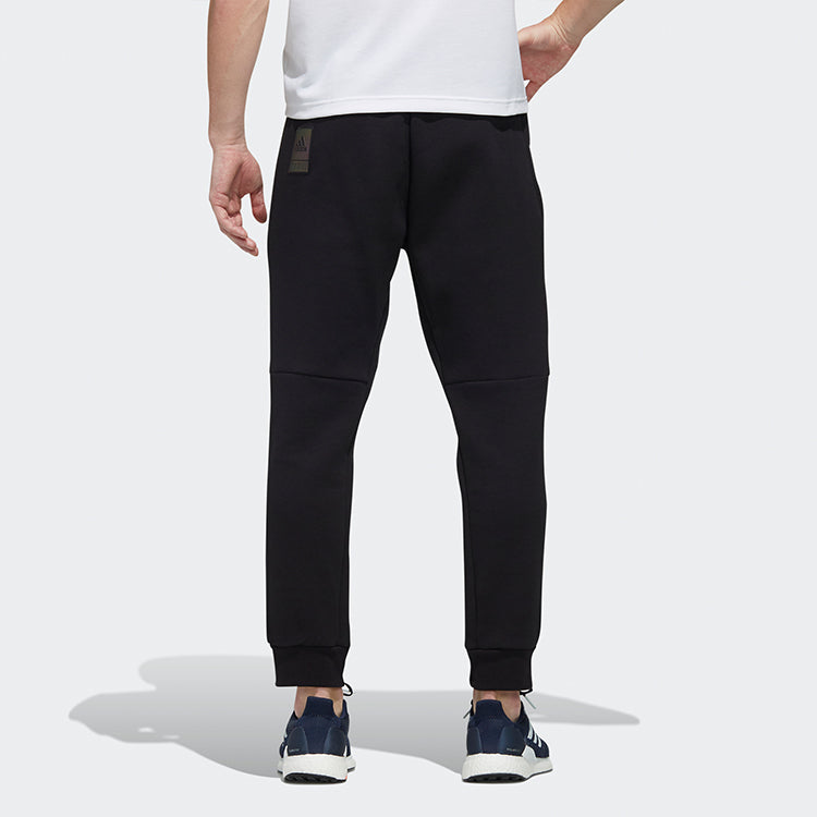 adidas O1 PNT ID Running Training Casual Sports Long Pants Men Black FM9383