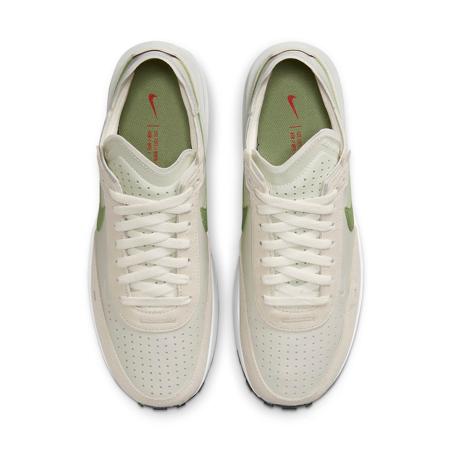 Nike Waffle One Leather 'Light Bone Oil Green' DX9428-002