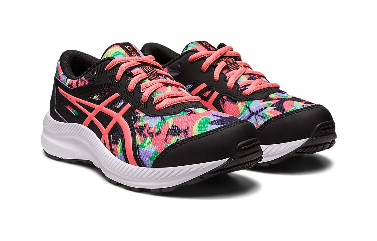 (PS) ASICS Contend 8 'Black Papaya Camo' 1014A293-004