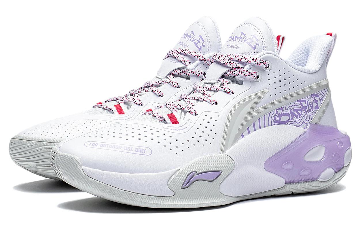 Li-Ning BADFIVE V2 Mid 'White Purple' ABFS009-4