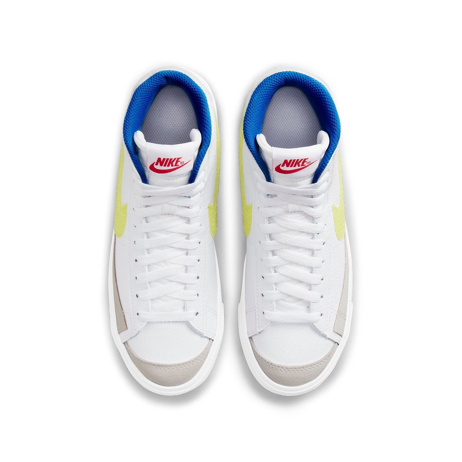 (GS) Nike Blazer Mid '77 'White Lemon Twist Blue' DQ1042-100