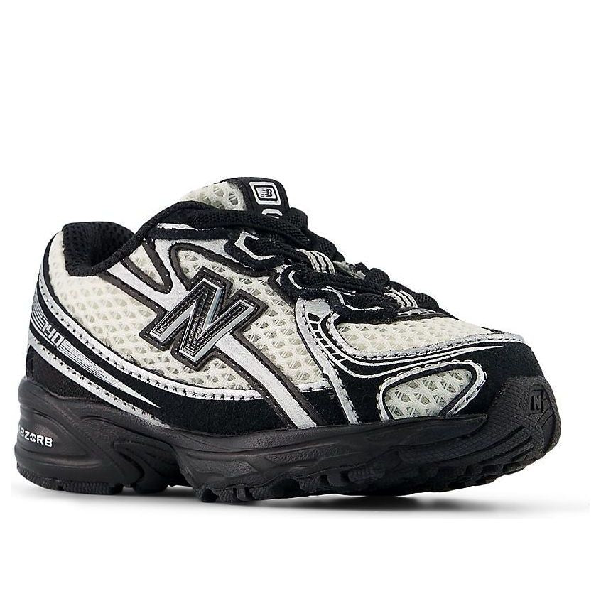 (TD) New Balance 740 Bungee Lace 'Black Rabbit Fur Gray' I7404RZ