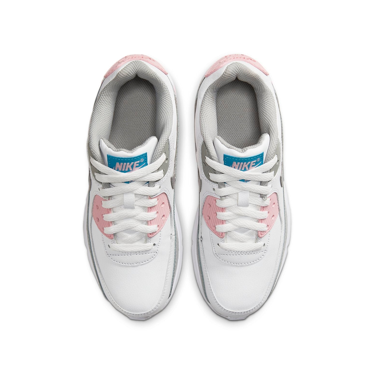 (GS) Nike Air Max 90 Leather 'Metallic Silver Pink' CD6864-004
