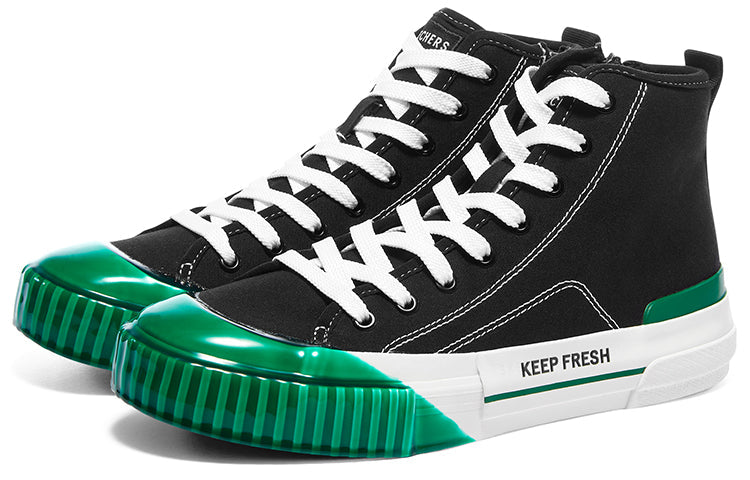 (WMNS) Skechers Keep Fresh New Moon x CIRCLECLEAN 'Black Green' 155392P-BLK