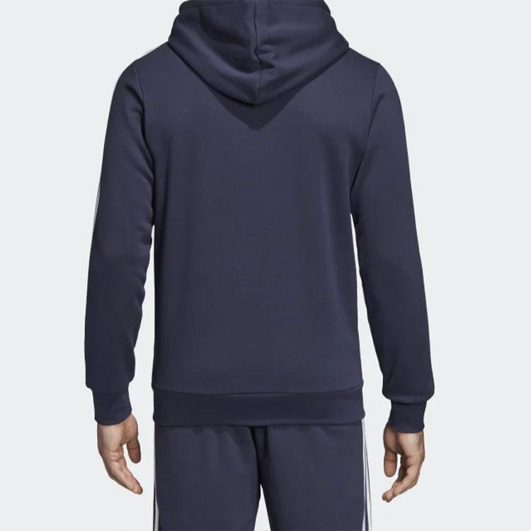 Men's adidas E 3S FZ FT Knit Jacket Navy Blue DU0471