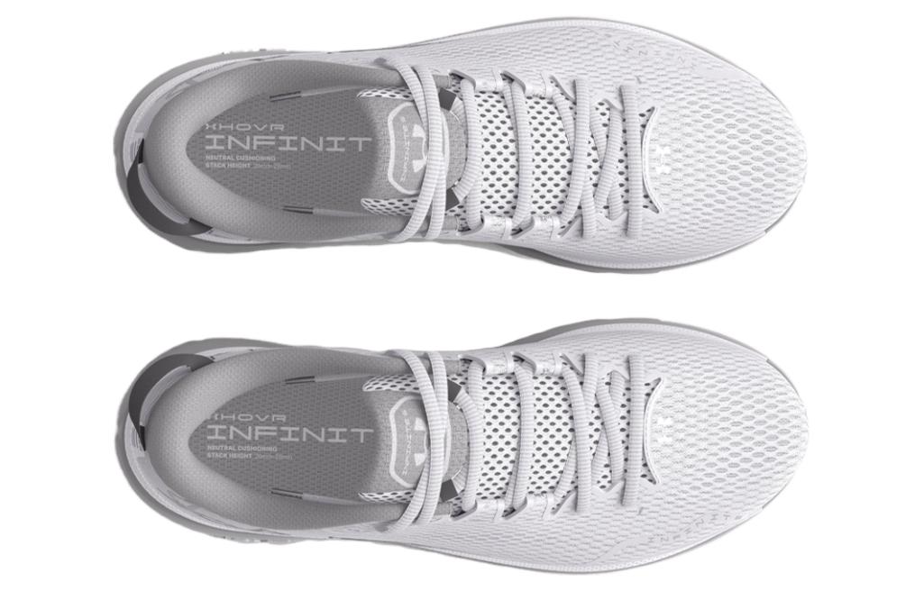 (WMNS) Under Armour HOVR Infinite 5 'White Halo Grey' 3026550-103