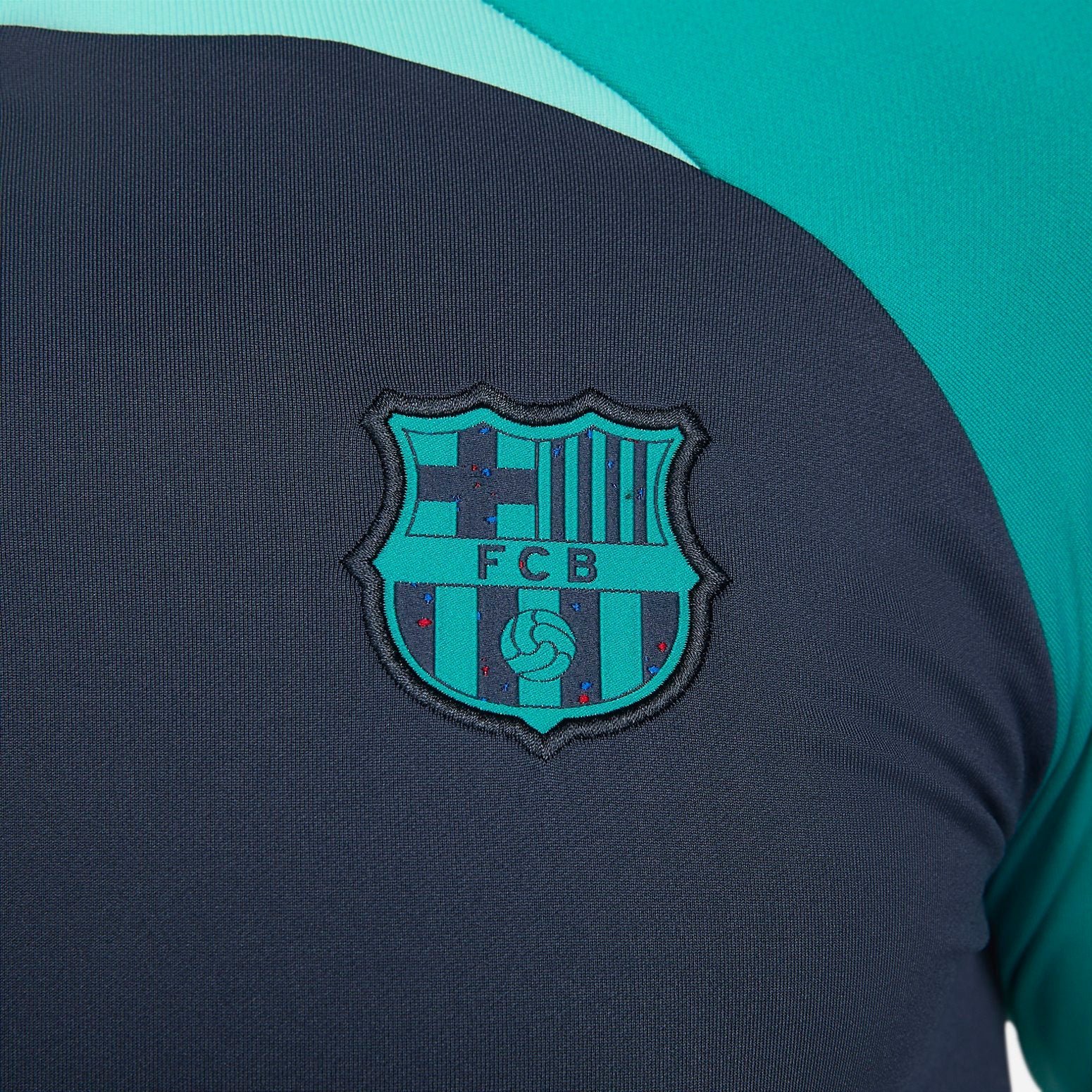 Nike FC Barcelona DF Strike Drill Jersey 'Blue' DZ0840-438