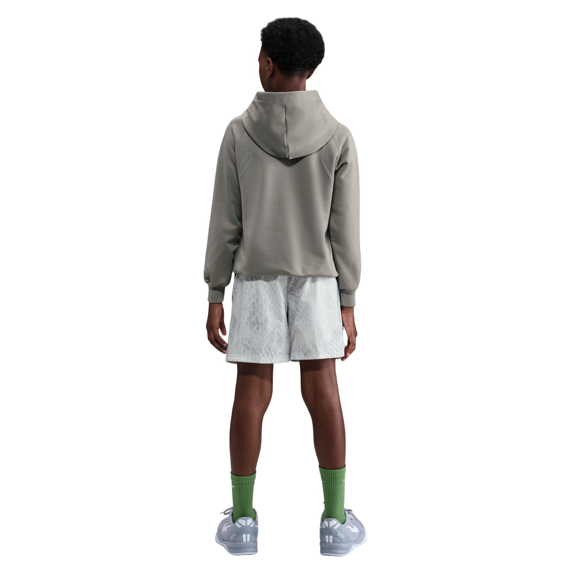 (GS) Nike Kobe Lightweight Woven Basketball Shorts 'White Reflective Silver' IB7082-100