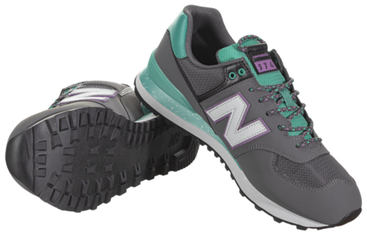 New Balance 574 Low-Top Grey/Green ML574FT