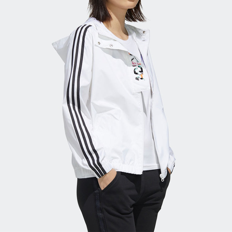 (WMNS) adidas neo Faves Wb Jacket White FP7321