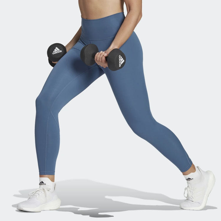 (WMNS) adidas Optime Training 7/8 Leggings 'Blue' HM1177
