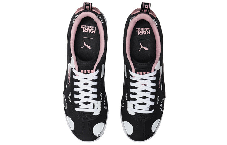 (WMNS) PUMA Roma Amor Polkadot KL 'Black White' 371226-01