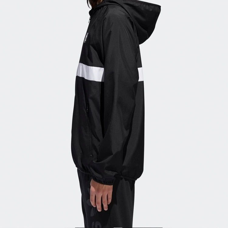 adidas originals Casual Sports Windproof Woven Jacket Black DH3872