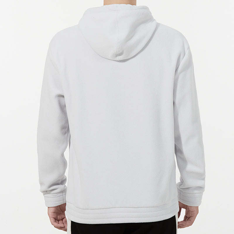 PUMA Logo Polar Fleece Hoodie 'Grey' 534929-72