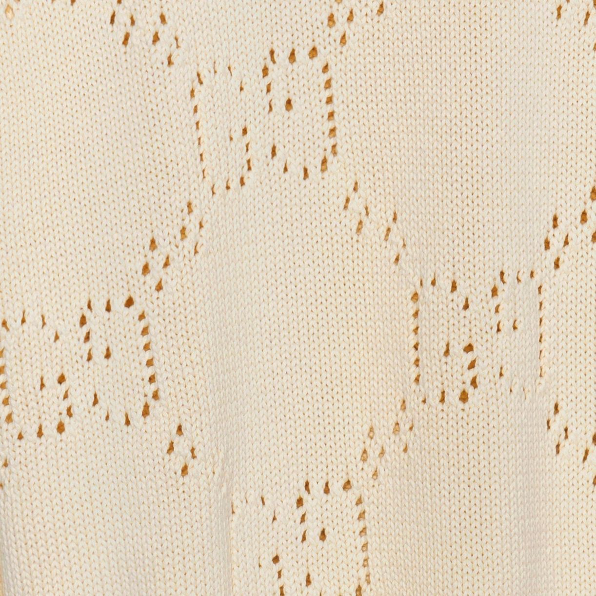 Gucci Perforated GG Cotton Sweater 'Ivory' 740501-XKC4L-9275