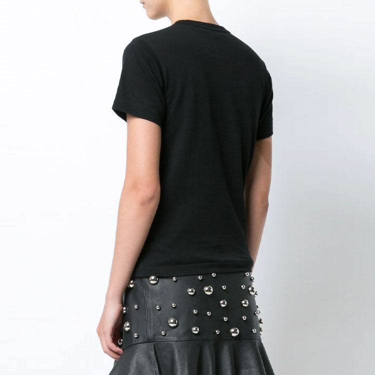 (WMNS) COMME des GARCONS PLAY T-Shirt Large Red Heart 'Black' P1T111-1