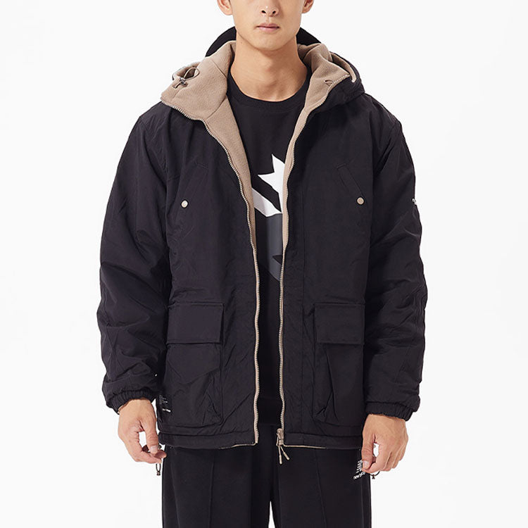 New Balance Logo Reversible Jacket Asia Sizing 'Black' AMJ23317-BK