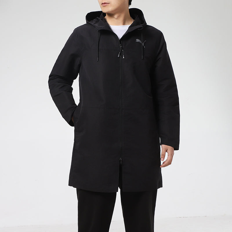 PUMA Full Sleeve Solid Jacket 'Black Grey' 588735-01