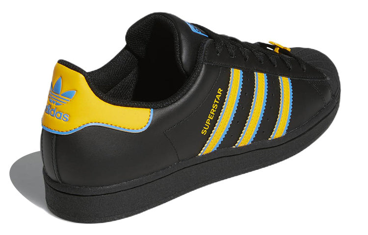 adidas Superstar 'Black Gold Blue' FZ5892