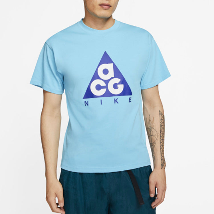 Nike Lab ACG Printed T-Shirt 'Blue Gale Fusion Violet' CV1533-450