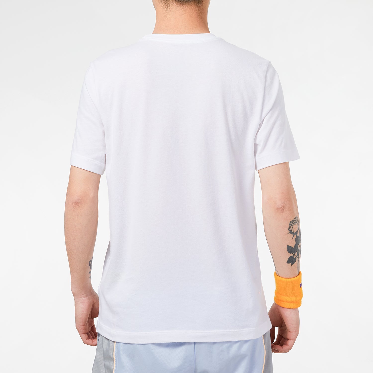 Nike Basketball Sports Contrasting Colors Printing Round Neck Short Sleeve White DD0804-100