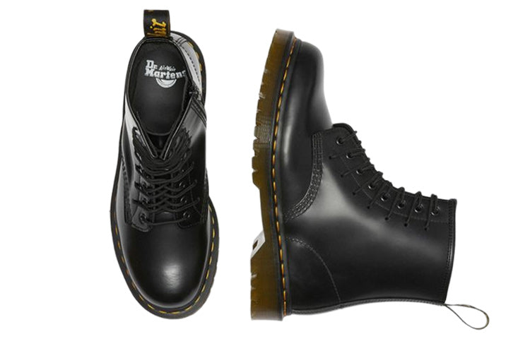 Dr. Martens 1460 Extreme Laces Polished Smooth Leather Boots 'Black' 27473001