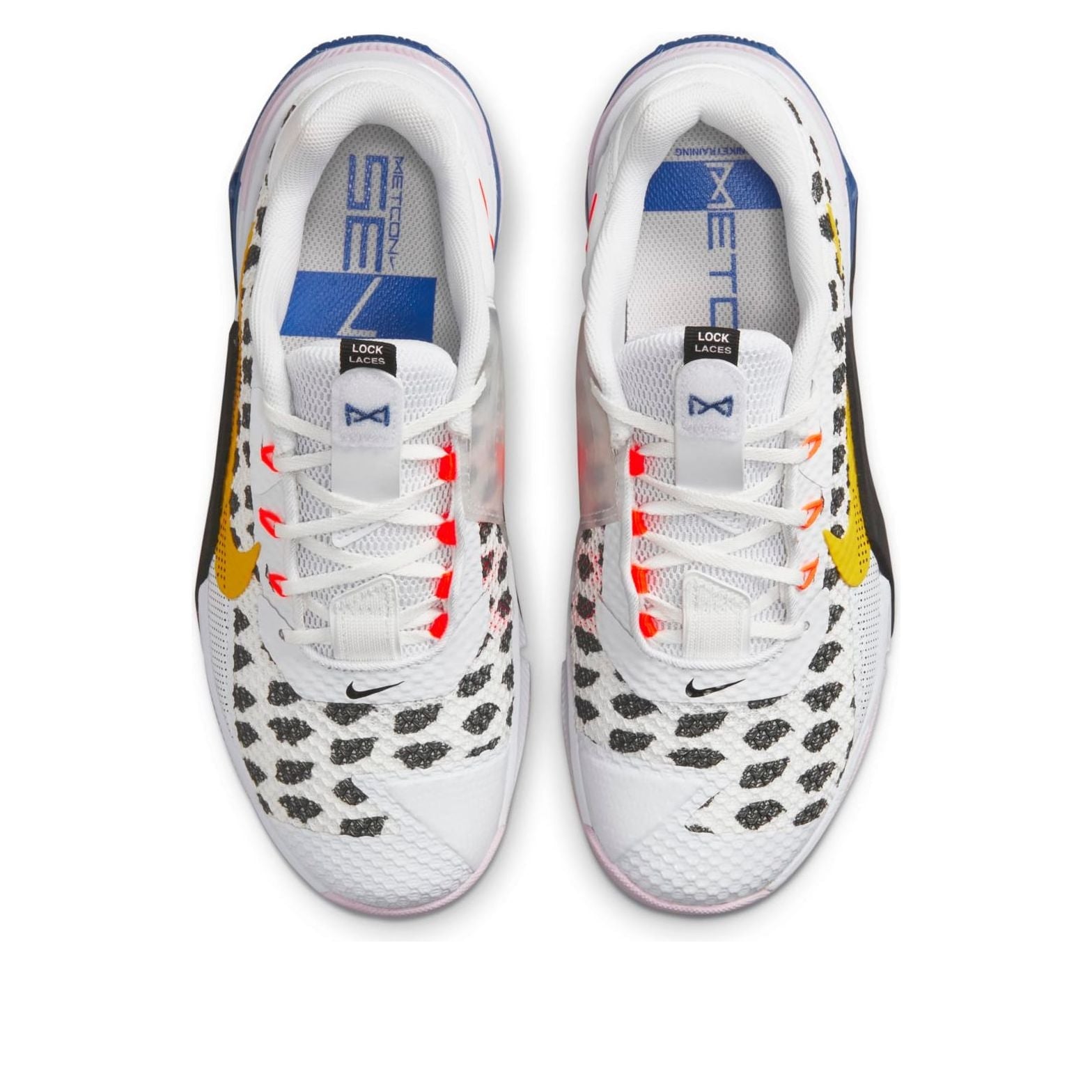 (WMNS) Nike Metcon 7 'Polka White Yellow Strike 'White Black' DJ4312-074