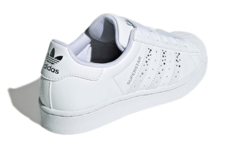 (GS) adidas Superstar 'White Sparkle' H04019