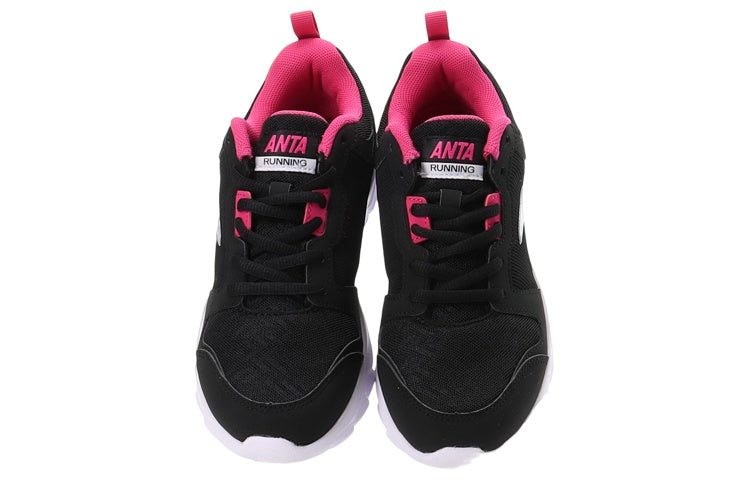 (WMNS) ANTA Running Series Sneakers 'Black Fuchsia White' 92625512-5