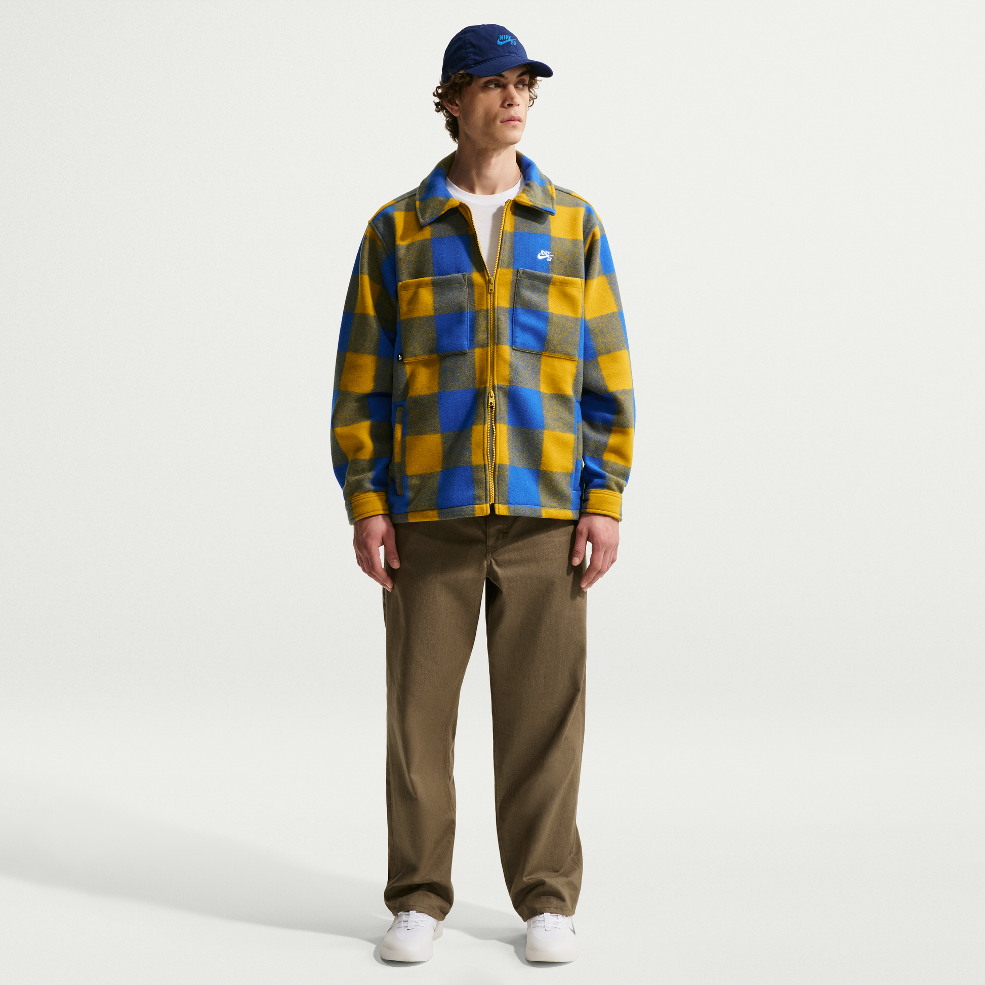 Nike SB Essential Skate Shirt 'Blue Yellow' HV1421-405