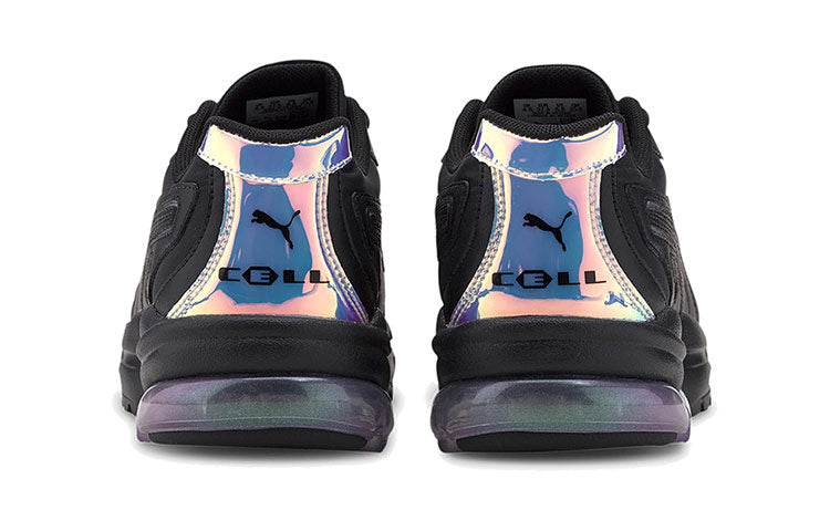 (WMNS) PUMA Cell Stellar Glow Low-top Running Shoes Black/Purple 371707-03