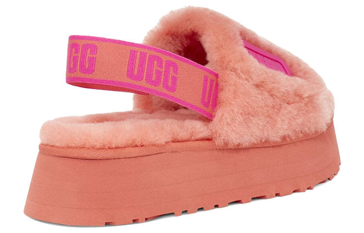 (WMNS) UGG Disco Slide Thick Sole Slipper Pink 1112258-VCRL